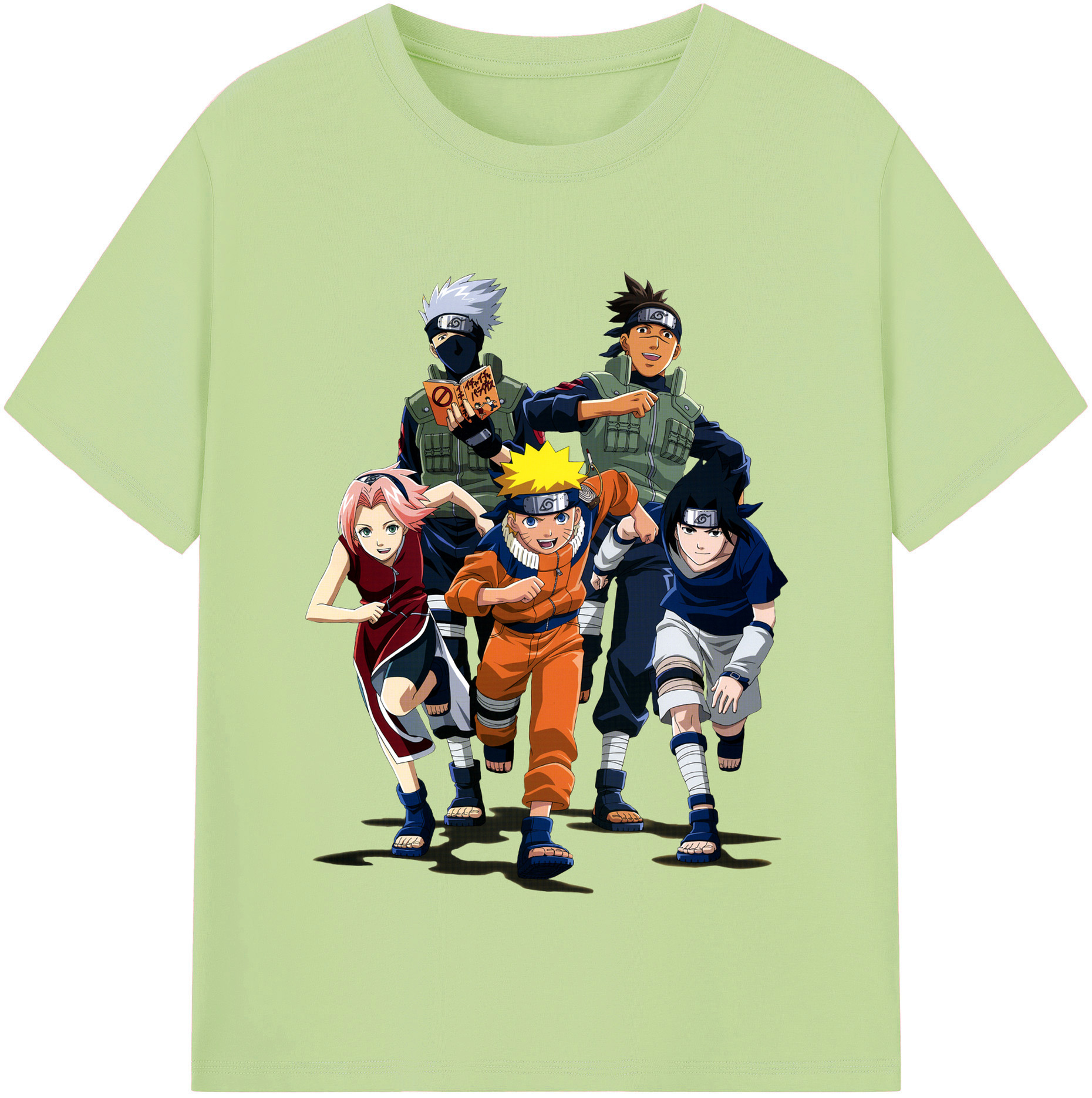 （画像用） NARUTO -ナルト- うずまき ナルト Uzumaki Naruto 綿100％半袖Tシャツ（フロントプリント）